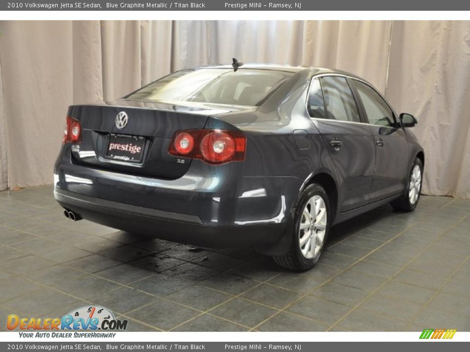 2010 Volkswagen Jetta SE Sedan Blue Graphite Metallic / Titan Black Photo #2