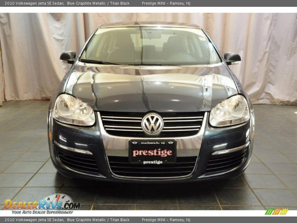 2010 Volkswagen Jetta SE Sedan Blue Graphite Metallic / Titan Black Photo #6