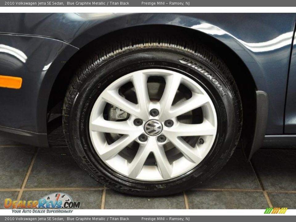 2010 Volkswagen Jetta SE Sedan Blue Graphite Metallic / Titan Black Photo #8