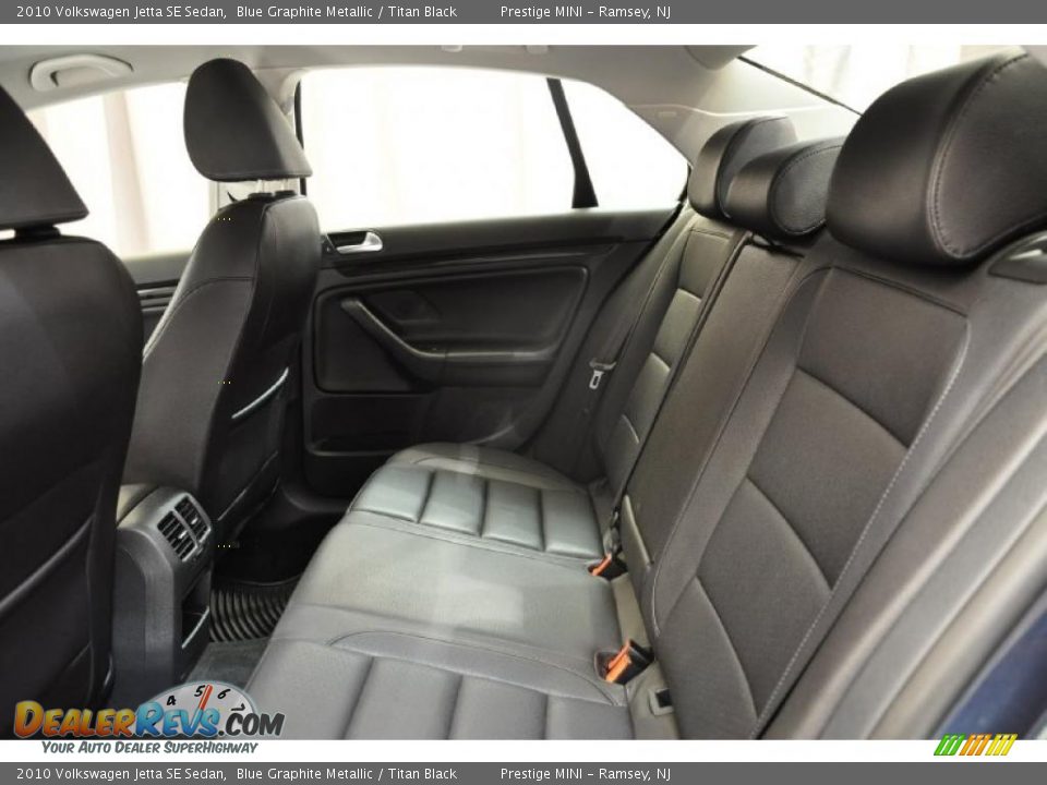 2010 Volkswagen Jetta SE Sedan Blue Graphite Metallic / Titan Black Photo #9