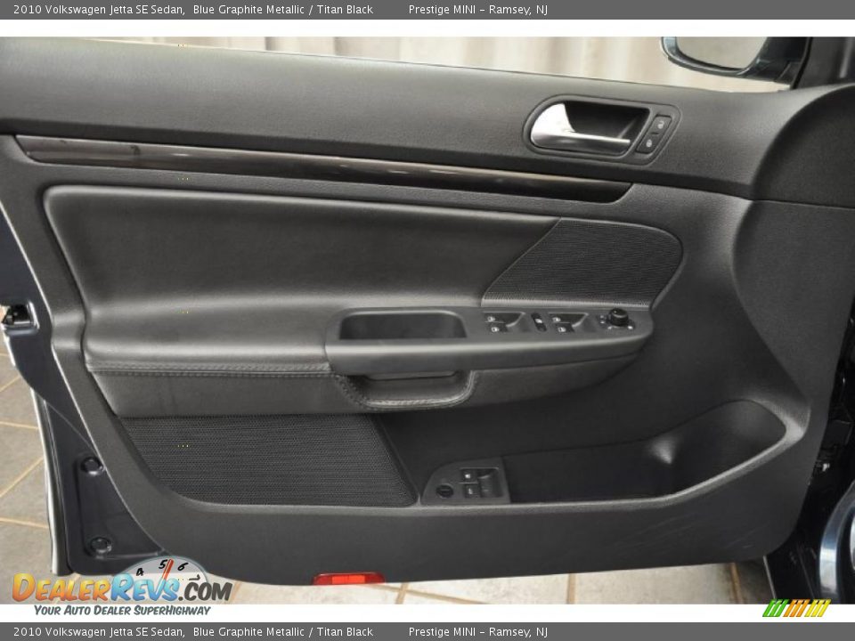 2010 Volkswagen Jetta SE Sedan Blue Graphite Metallic / Titan Black Photo #10