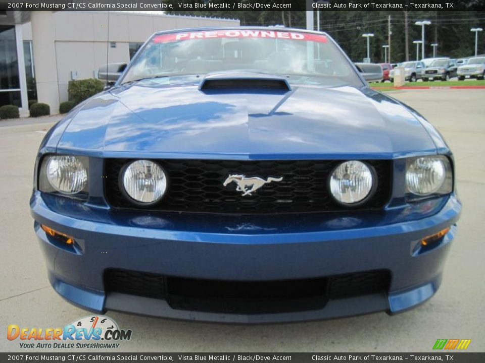 2007 Ford Mustang GT/CS California Special Convertible Vista Blue Metallic / Black/Dove Accent Photo #5