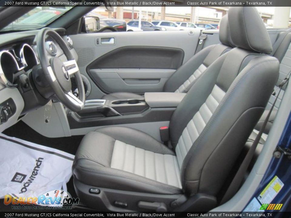 2007 Ford Mustang GT/CS California Special Convertible Vista Blue Metallic / Black/Dove Accent Photo #8