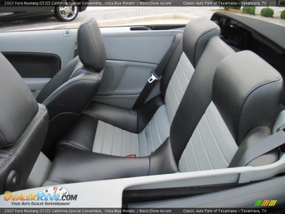 2007 Ford Mustang GT/CS California Special Convertible Vista Blue Metallic / Black/Dove Accent Photo #9