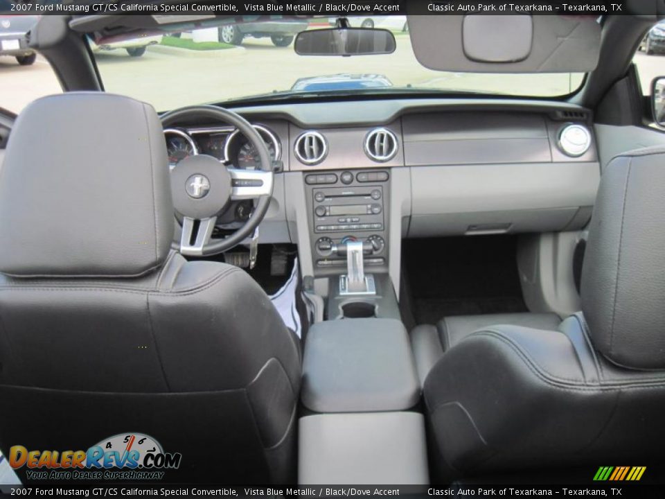 2007 Ford Mustang GT/CS California Special Convertible Vista Blue Metallic / Black/Dove Accent Photo #10