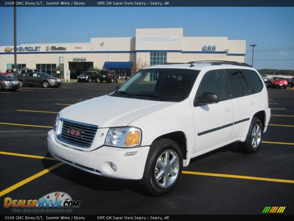 2008 GMC Envoy SLT Summit White / Ebony Photo #1