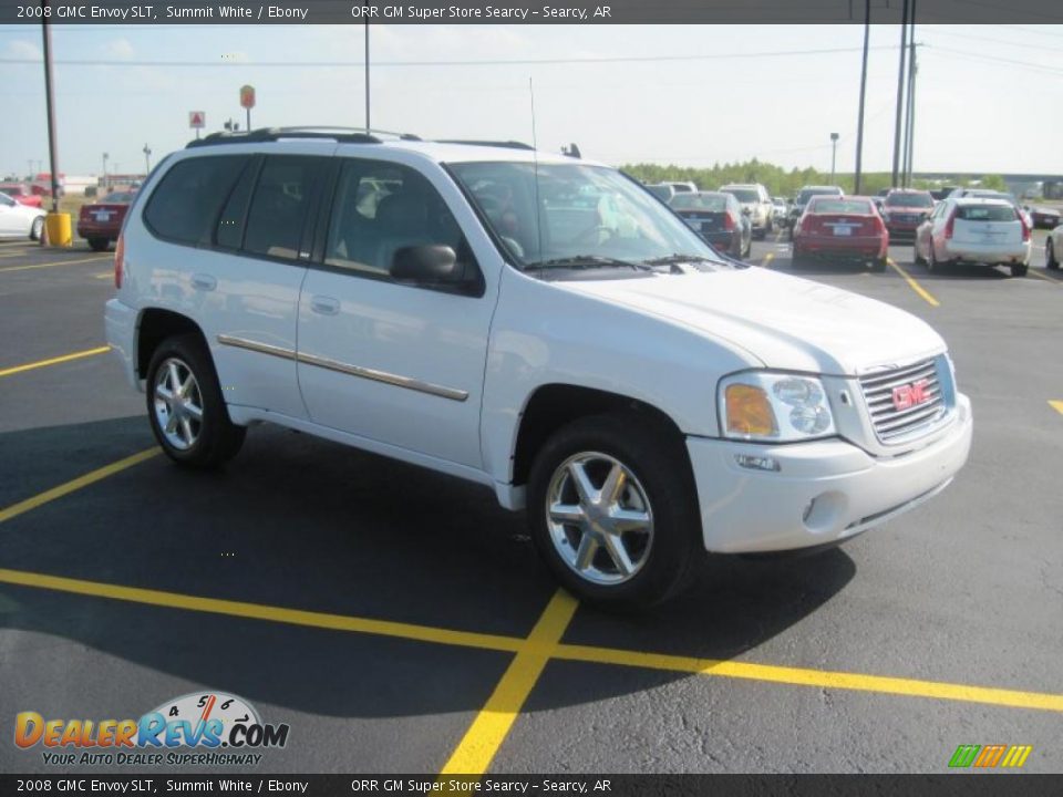 2008 GMC Envoy SLT Summit White / Ebony Photo #3