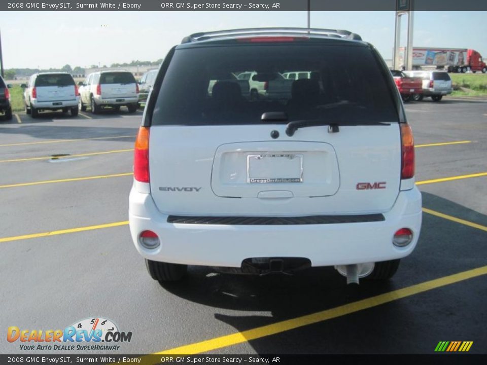 2008 GMC Envoy SLT Summit White / Ebony Photo #12