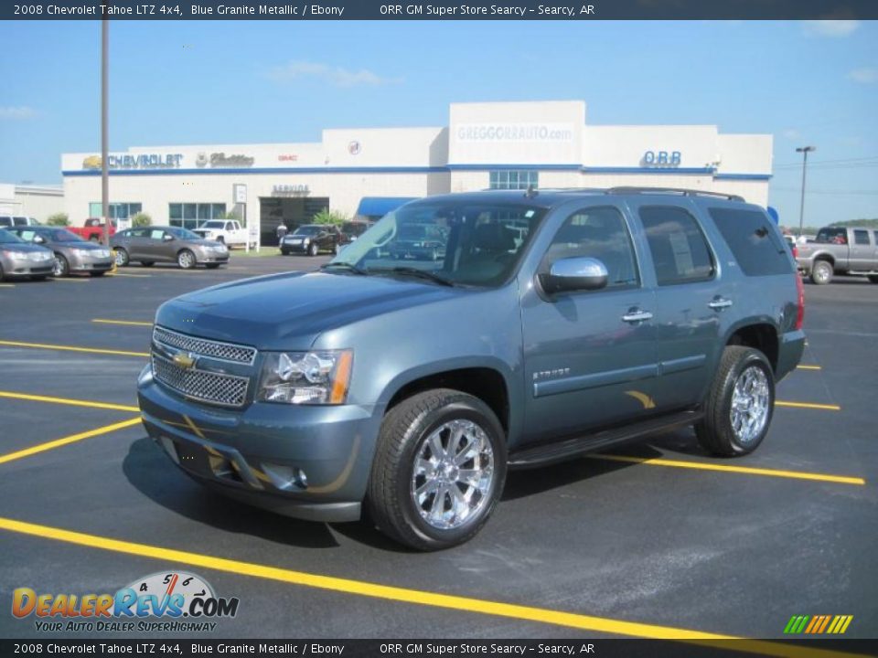 2008 Chevrolet Tahoe LTZ 4x4 Blue Granite Metallic / Ebony Photo #1