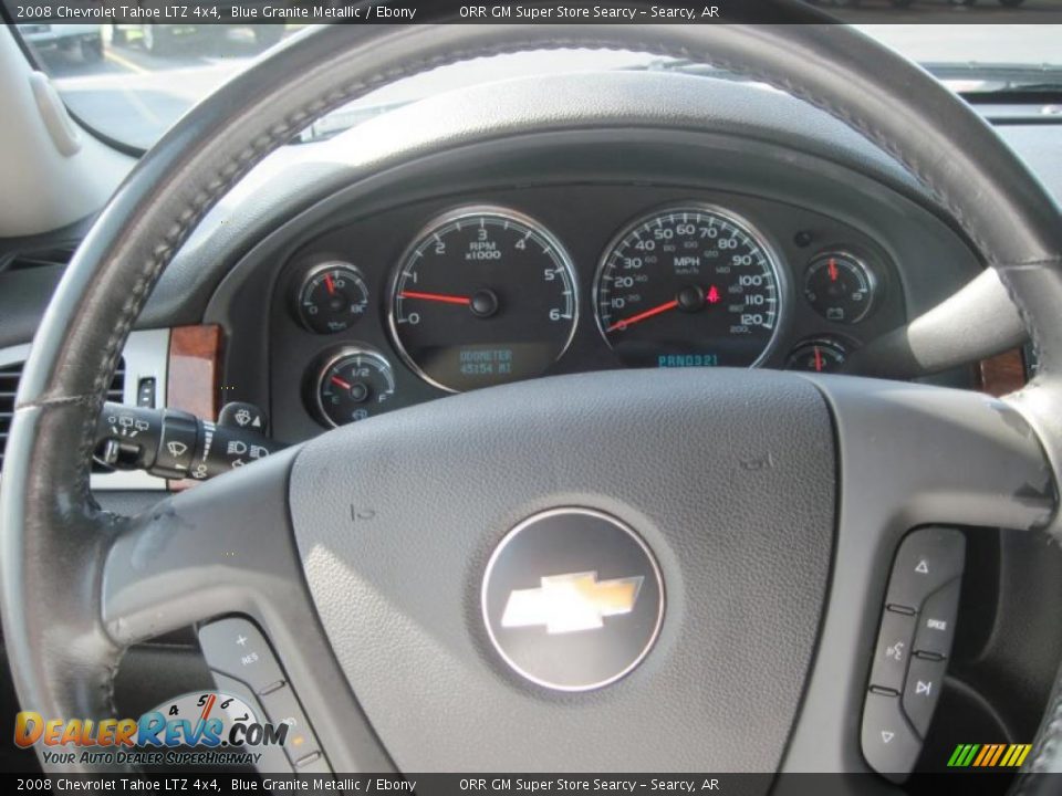 2008 Chevrolet Tahoe LTZ 4x4 Blue Granite Metallic / Ebony Photo #5