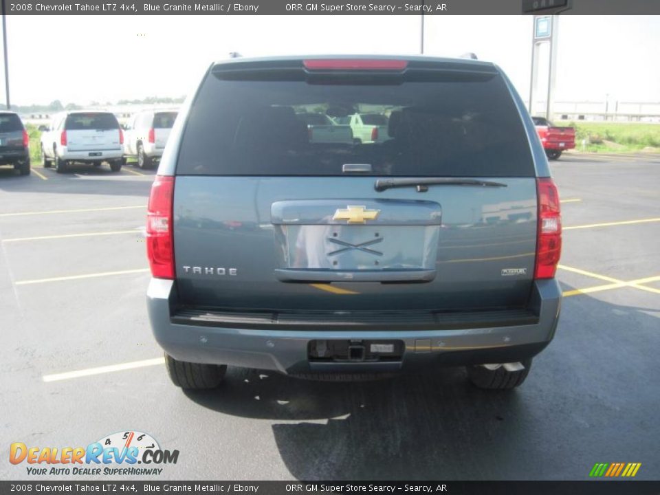 2008 Chevrolet Tahoe LTZ 4x4 Blue Granite Metallic / Ebony Photo #14