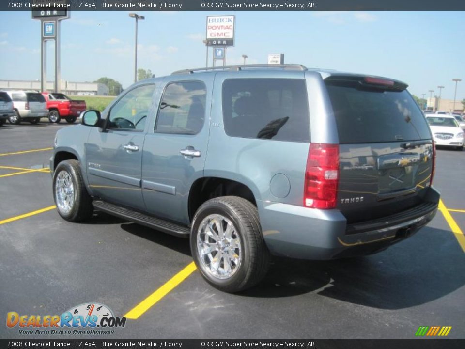 2008 Chevrolet Tahoe LTZ 4x4 Blue Granite Metallic / Ebony Photo #15