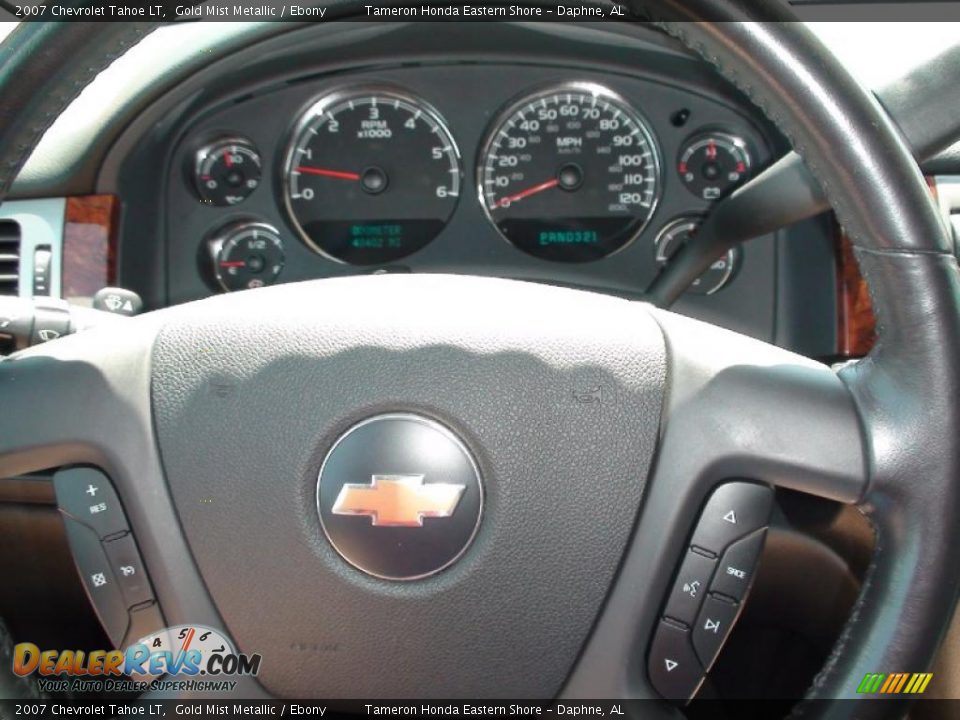 2007 Chevrolet Tahoe LT Gold Mist Metallic / Ebony Photo #21