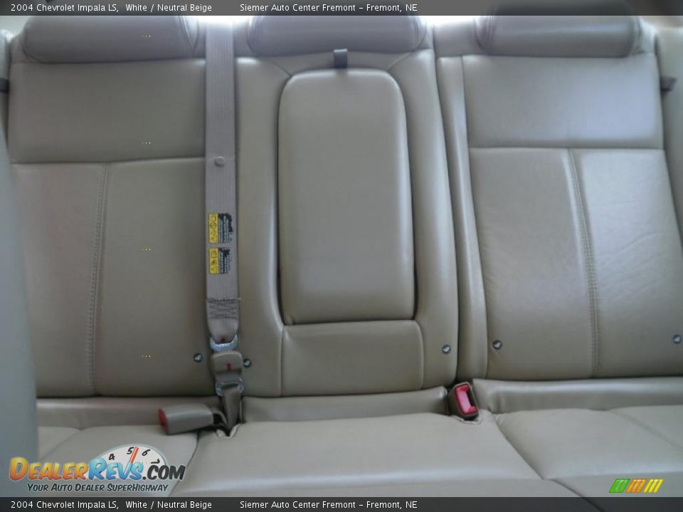 2004 Chevrolet Impala LS White / Neutral Beige Photo #14