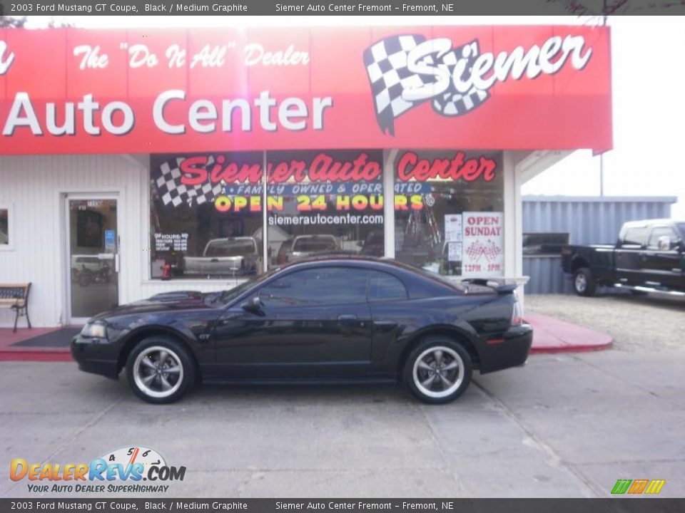 2003 Ford Mustang GT Coupe Black / Medium Graphite Photo #1