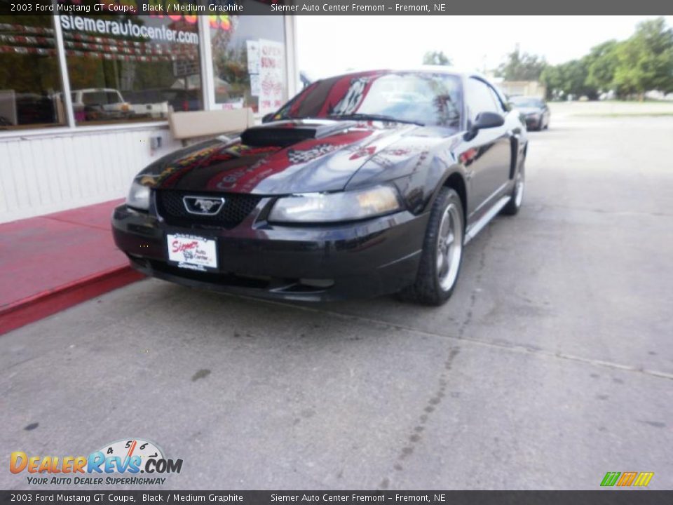 2003 Ford Mustang GT Coupe Black / Medium Graphite Photo #4