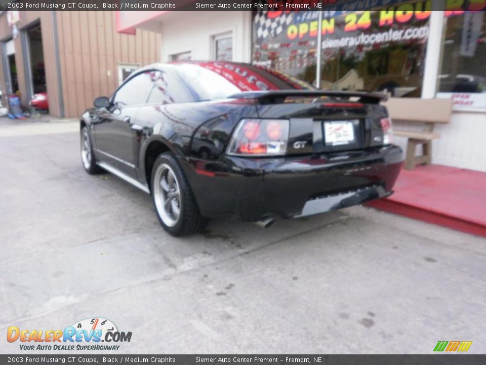 2003 Ford Mustang GT Coupe Black / Medium Graphite Photo #6