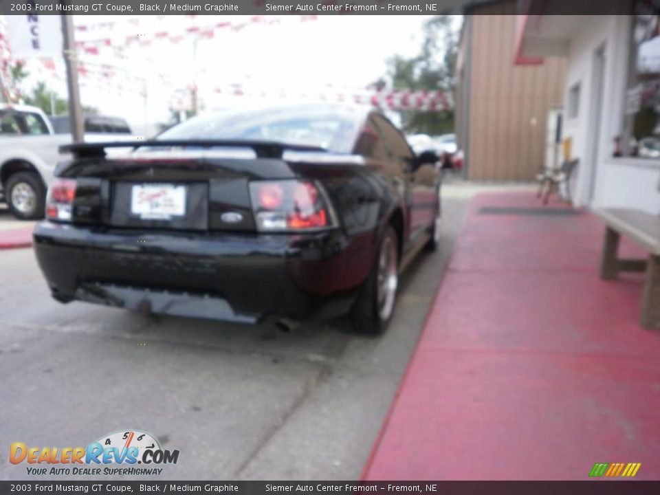 2003 Ford Mustang GT Coupe Black / Medium Graphite Photo #7