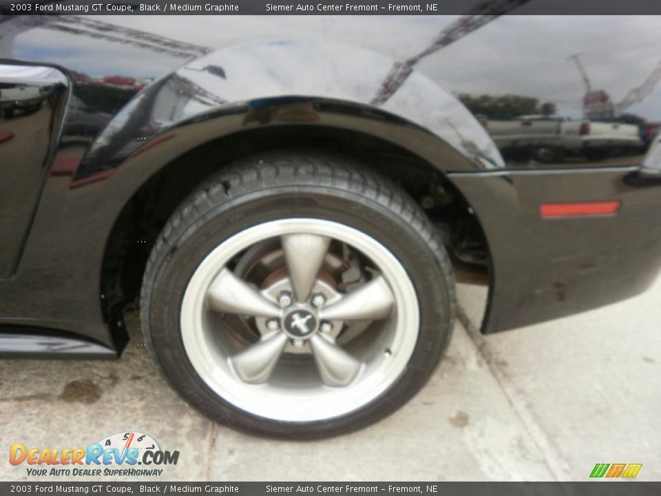 2003 Ford Mustang GT Coupe Black / Medium Graphite Photo #25