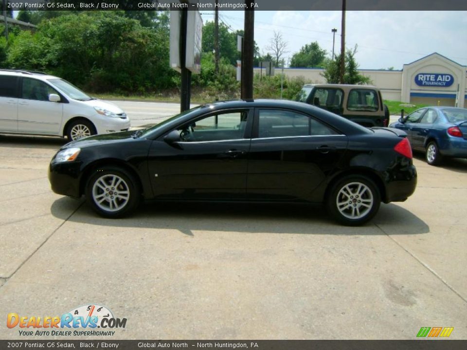 2007 Pontiac G6 Sedan Black / Ebony Photo #2