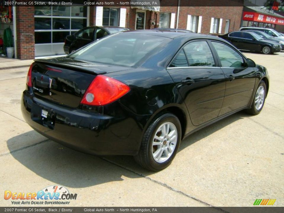 2007 Pontiac G6 Sedan Black / Ebony Photo #5