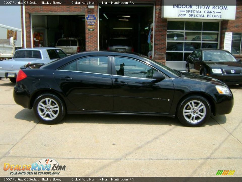 2007 Pontiac G6 Sedan Black / Ebony Photo #6