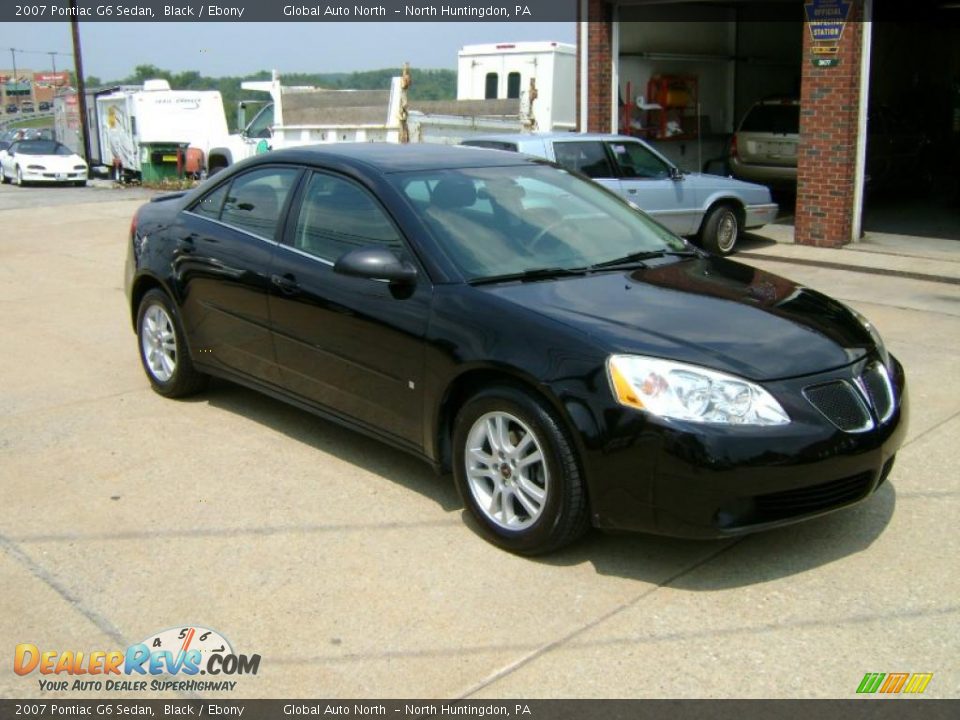 2007 Pontiac G6 Sedan Black / Ebony Photo #7