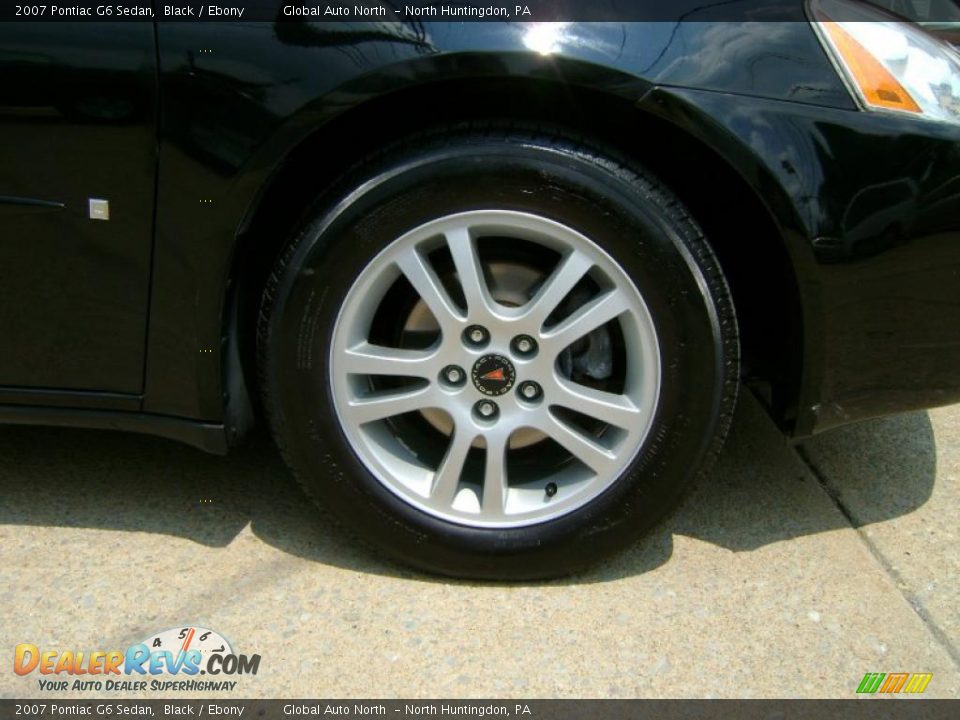 2007 Pontiac G6 Sedan Black / Ebony Photo #8