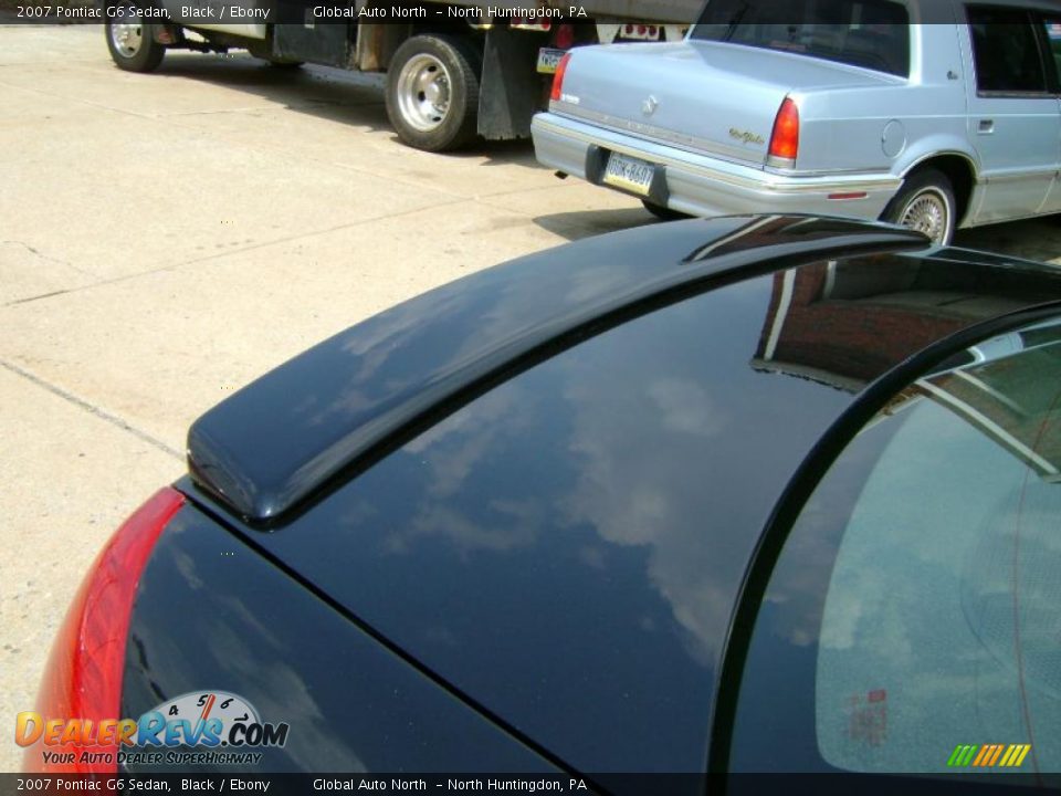 2007 Pontiac G6 Sedan Black / Ebony Photo #9