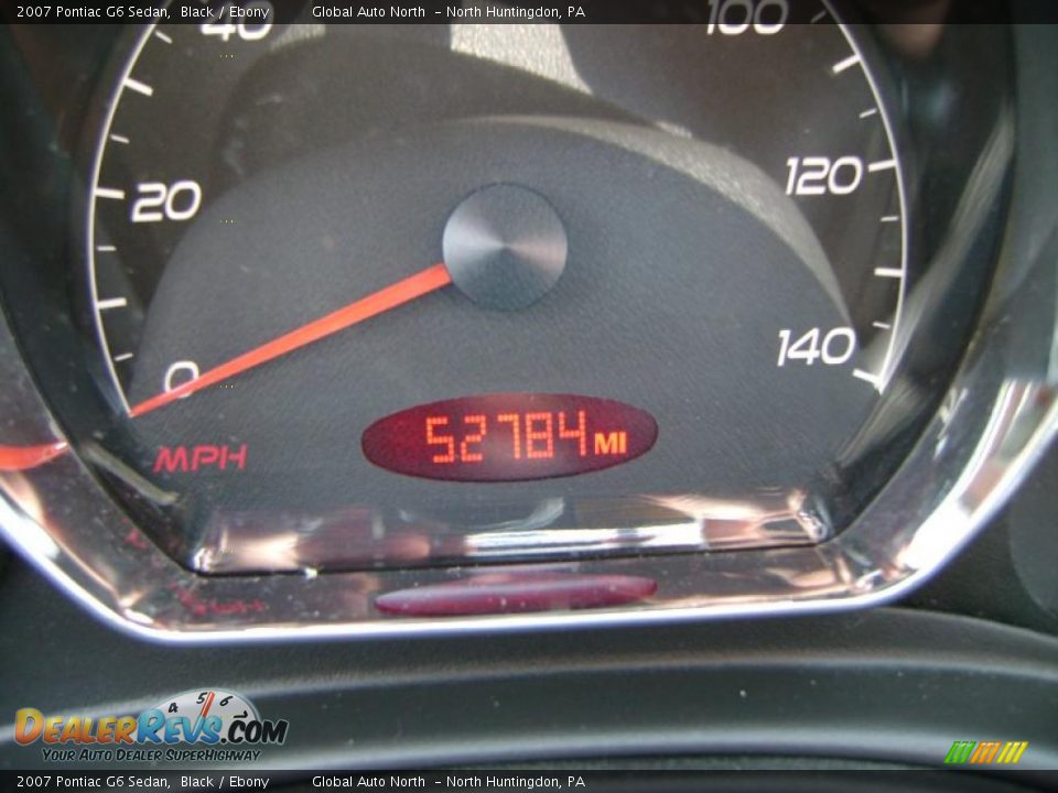 2007 Pontiac G6 Sedan Black / Ebony Photo #10