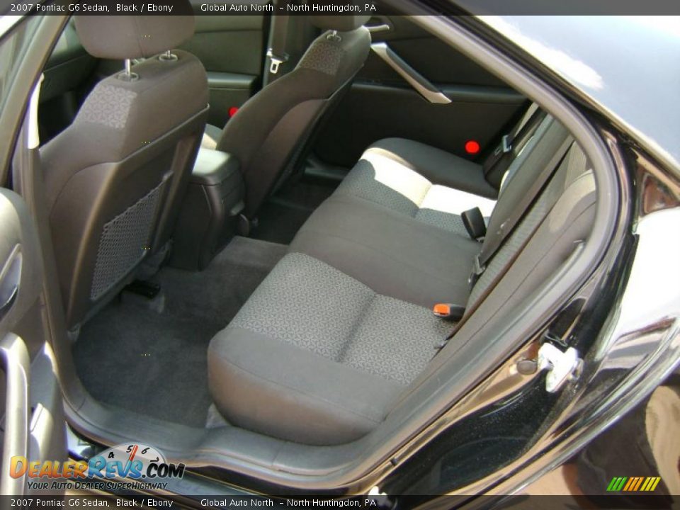 2007 Pontiac G6 Sedan Black / Ebony Photo #12