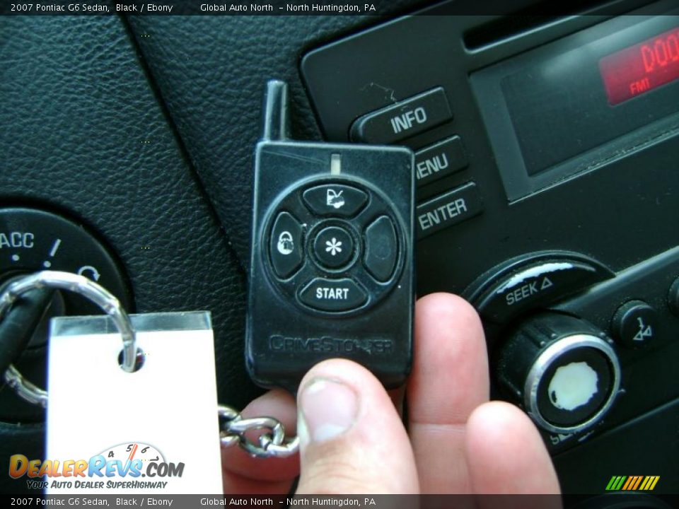 2007 Pontiac G6 Sedan Black / Ebony Photo #16