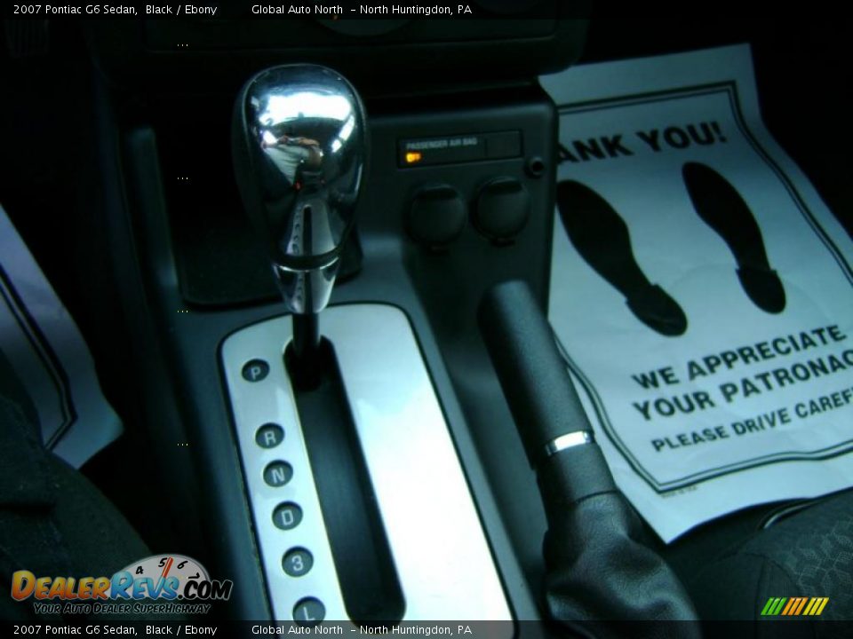 2007 Pontiac G6 Sedan Black / Ebony Photo #17