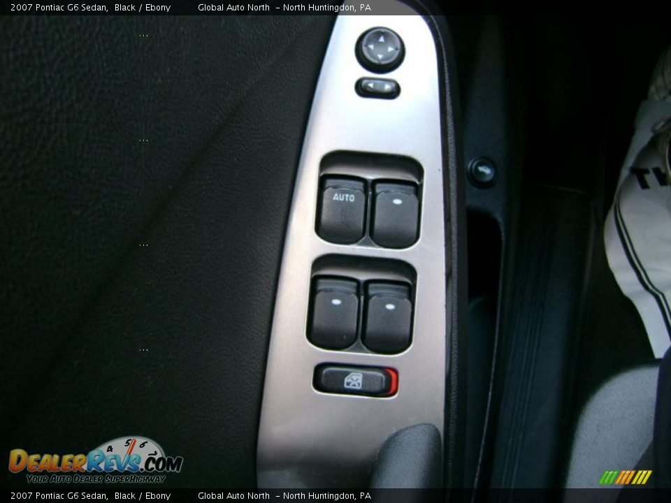 2007 Pontiac G6 Sedan Black / Ebony Photo #18