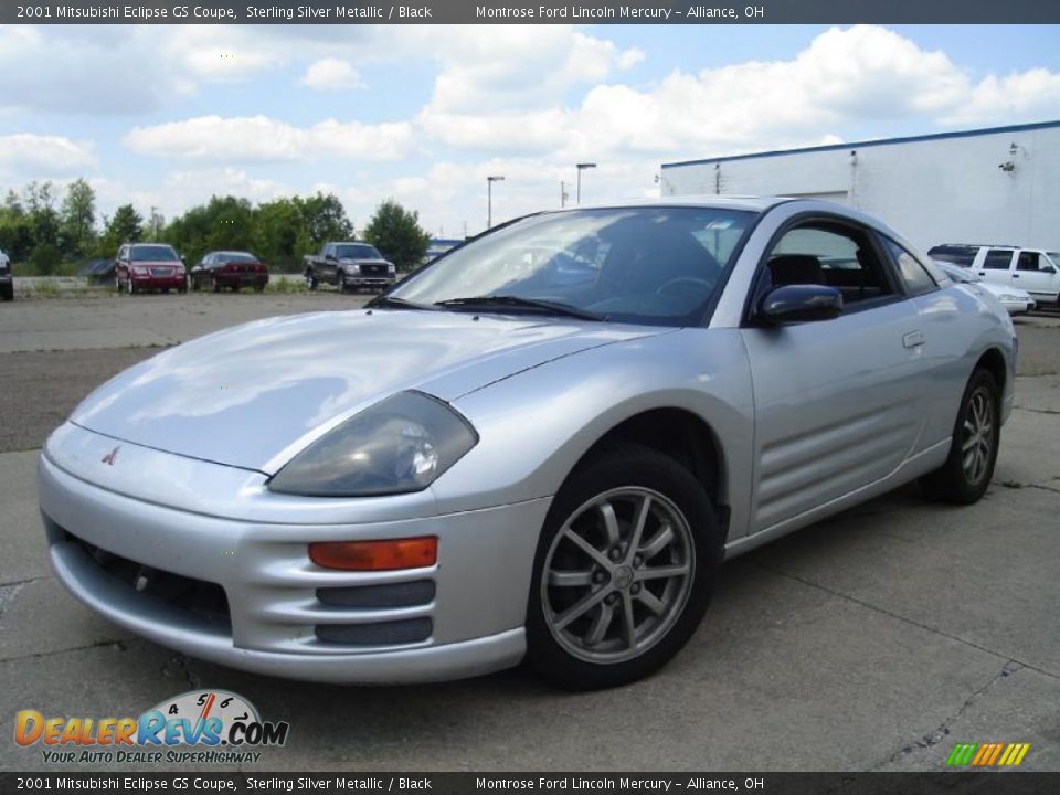 2001 Mitsubishi Eclipse GS Coupe Sterling Silver Metallic / Black Photo #1