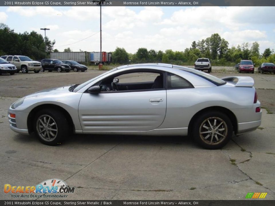 2001 Mitsubishi Eclipse GS Coupe Sterling Silver Metallic / Black Photo #2