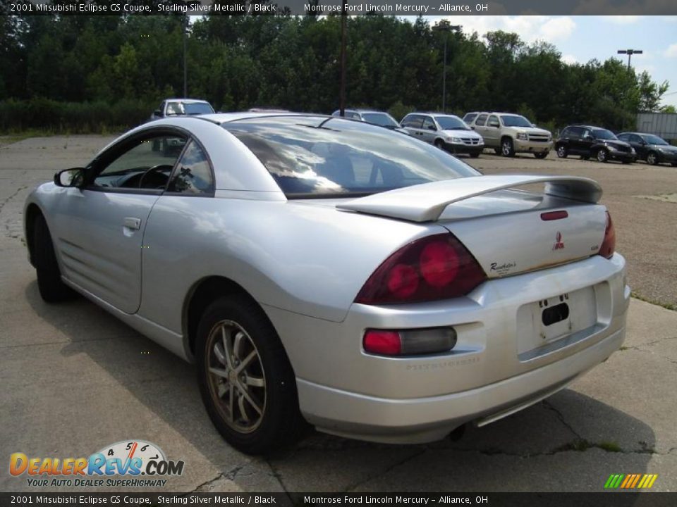 2001 Mitsubishi Eclipse GS Coupe Sterling Silver Metallic / Black Photo #3