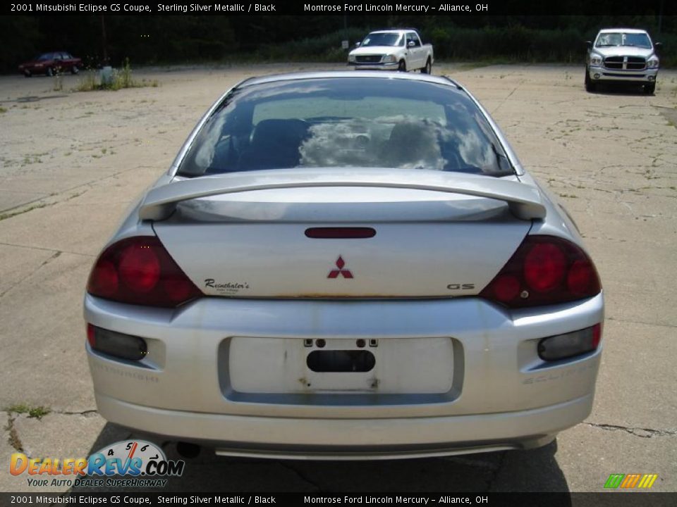 2001 Mitsubishi Eclipse GS Coupe Sterling Silver Metallic / Black Photo #4