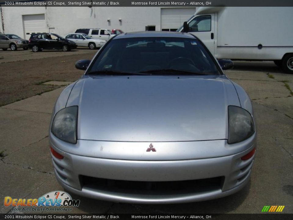 2001 Mitsubishi Eclipse GS Coupe Sterling Silver Metallic / Black Photo #8