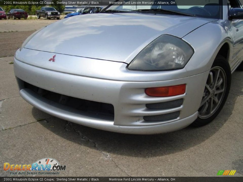 2001 Mitsubishi Eclipse GS Coupe Sterling Silver Metallic / Black Photo #9