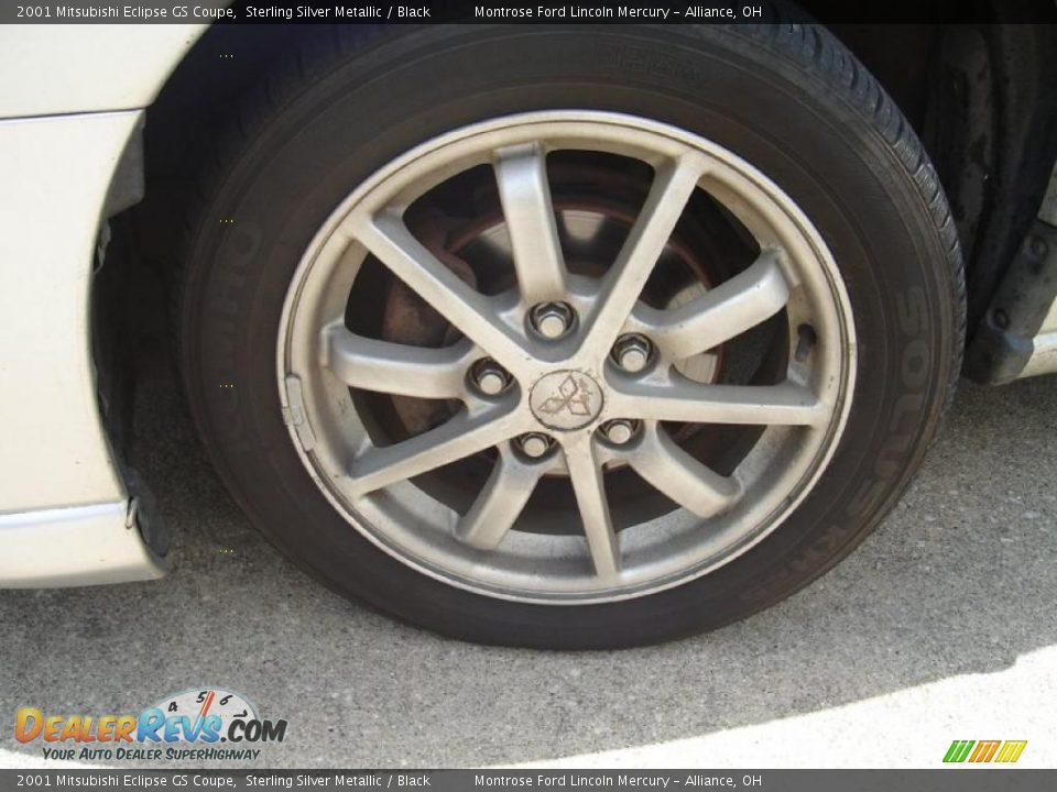 2001 Mitsubishi Eclipse GS Coupe Sterling Silver Metallic / Black Photo #11