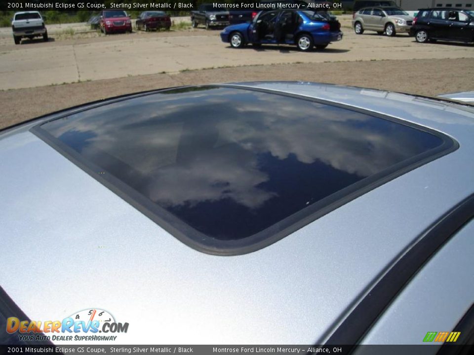 2001 Mitsubishi Eclipse GS Coupe Sterling Silver Metallic / Black Photo #12