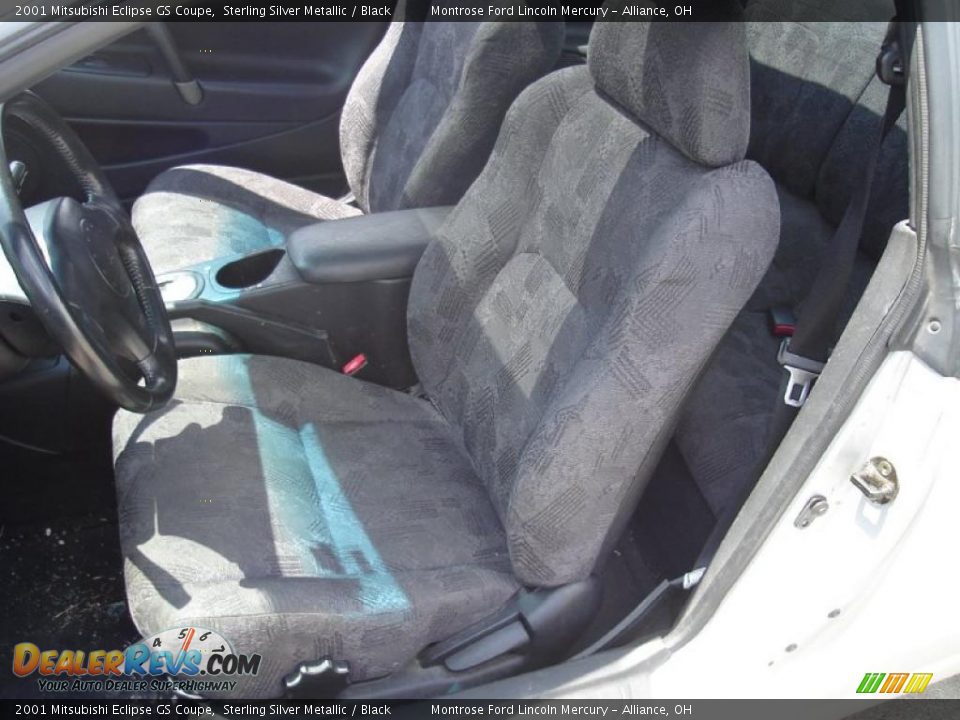 2001 Mitsubishi Eclipse GS Coupe Sterling Silver Metallic / Black Photo #14
