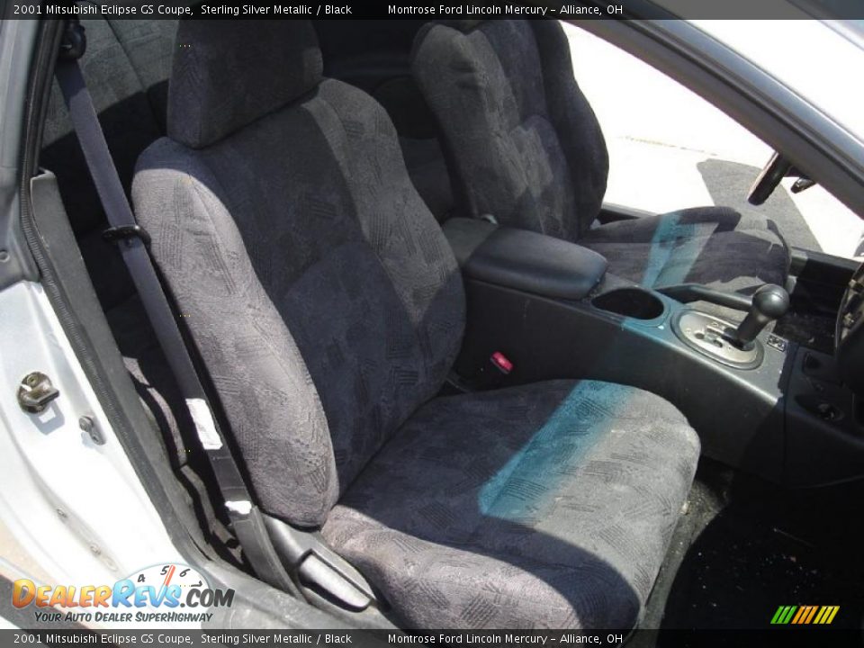 2001 Mitsubishi Eclipse GS Coupe Sterling Silver Metallic / Black Photo #15