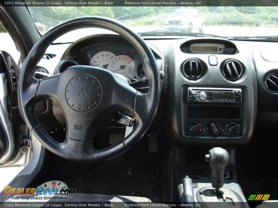 2001 Mitsubishi Eclipse GS Coupe Sterling Silver Metallic / Black Photo #17