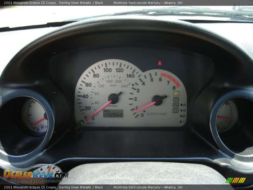 2001 Mitsubishi Eclipse GS Coupe Sterling Silver Metallic / Black Photo #21