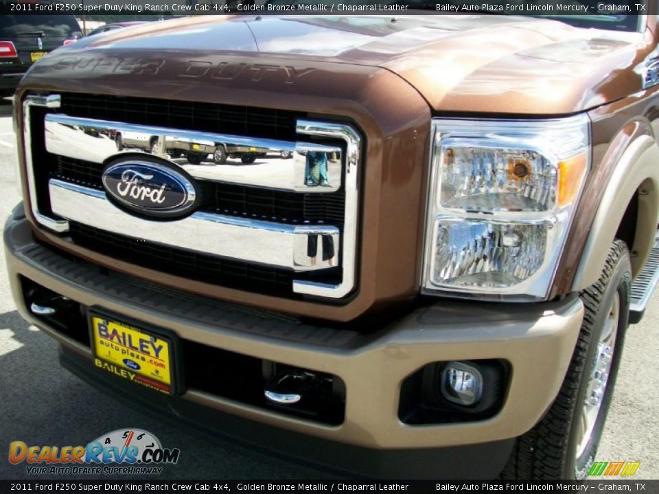 2011 Ford F250 Super Duty King Ranch Crew Cab 4x4 Golden Bronze Metallic / Chaparral Leather Photo #1