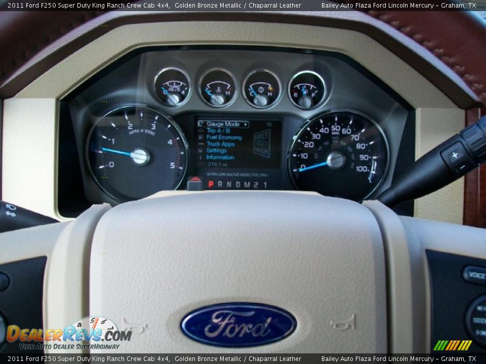 2011 Ford F250 Super Duty King Ranch Crew Cab 4x4 Golden Bronze Metallic / Chaparral Leather Photo #3