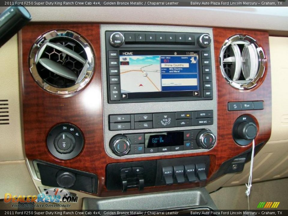 2011 Ford F250 Super Duty King Ranch Crew Cab 4x4 Golden Bronze Metallic / Chaparral Leather Photo #4