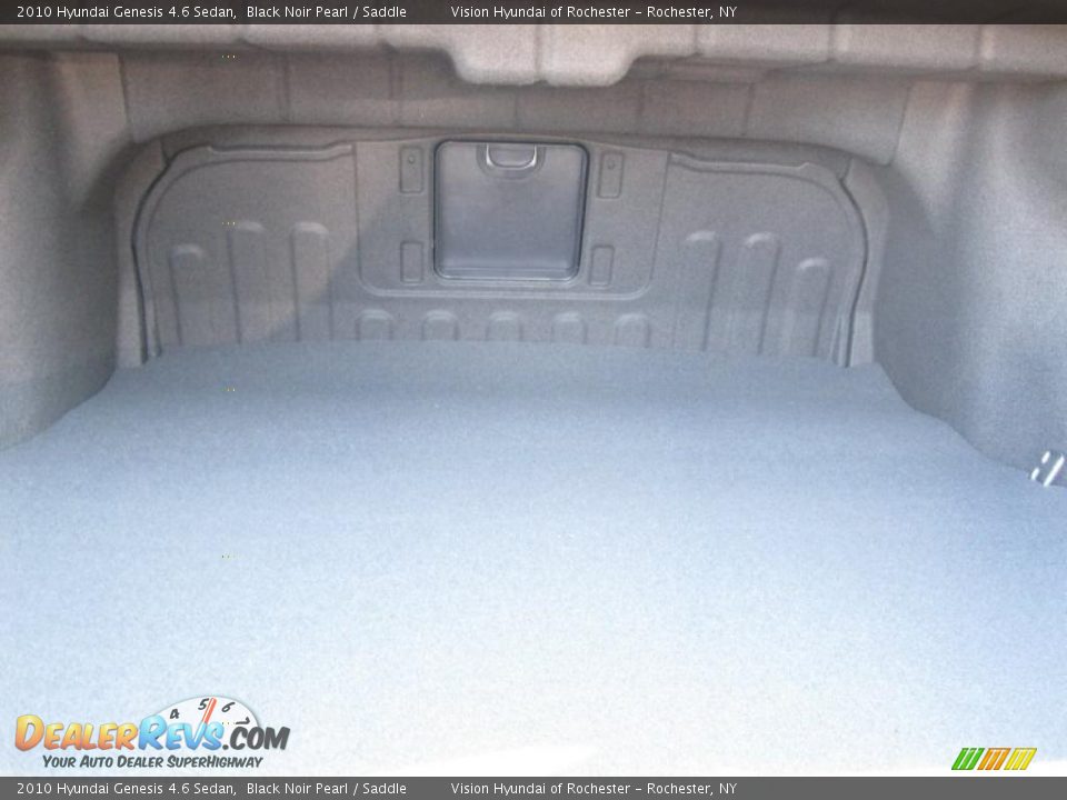 2010 Hyundai Genesis 4.6 Sedan Black Noir Pearl / Saddle Photo #12